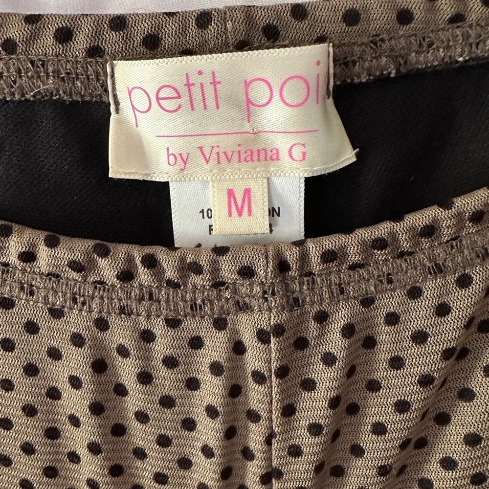 Petit Pois by Viviana G polka dot Wide-Leg Trousers with Relaxed Fit - Picture 4 of 6